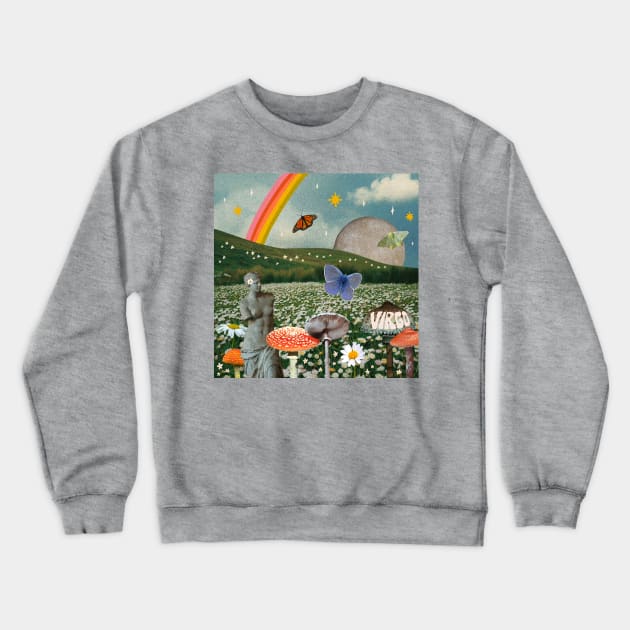 Virgo Collage Crewneck Sweatshirt by Doodle by Meg